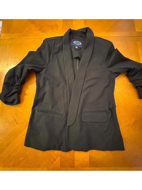 Scoop Jackets & Blazers - Scoop Black Blazer Jacket Size Large b15